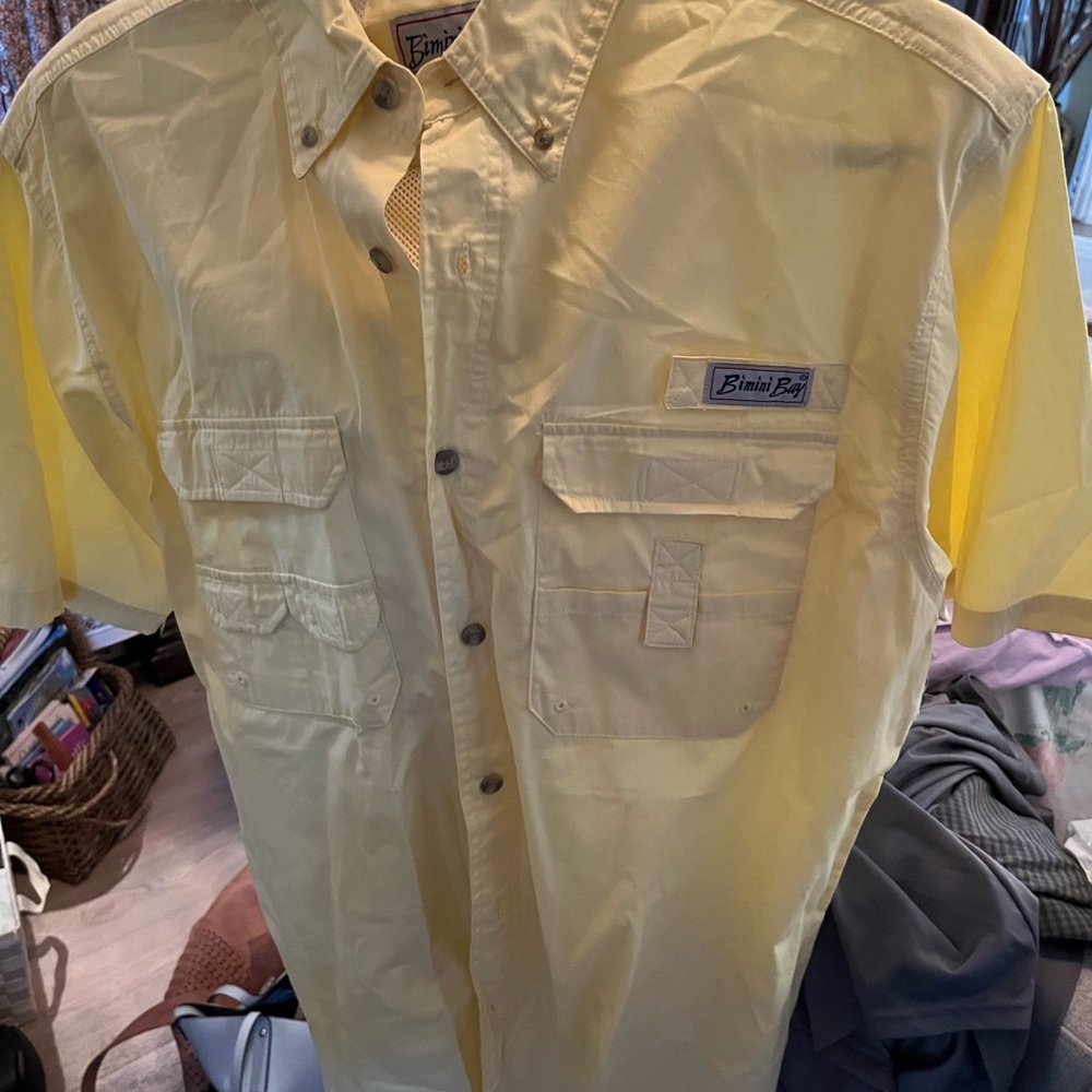 Bimini bay size m runs large light yellow new men’s